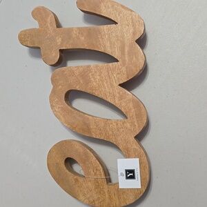 🆕️ Wooden 'Eat' Wall Decor - Brown